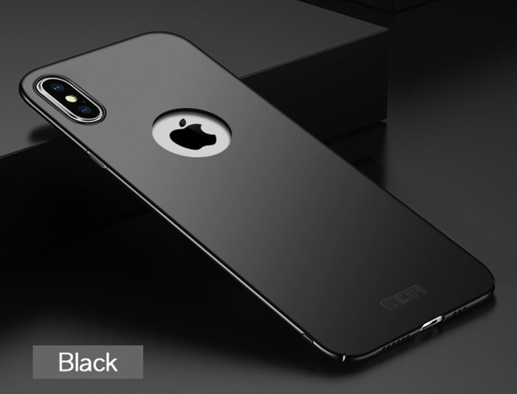 For iPhone XS MOFI Frosted PC Ultra-thin Full Coverage Case, For iPhone XS, For iPhone XS With Round Hole