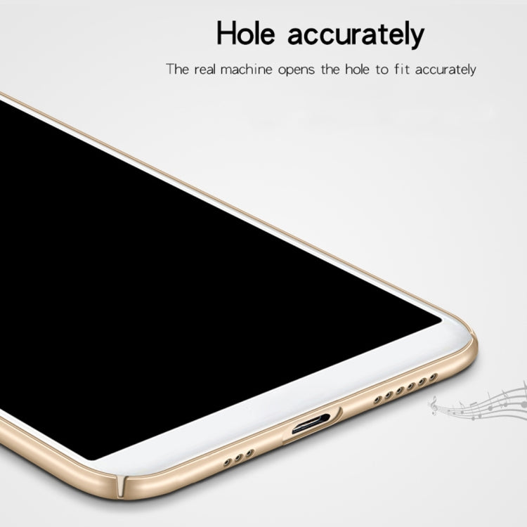 For iPhone XS MOFI Frosted PC Ultra-thin Full Coverage Case, For iPhone XS, For iPhone XS With Round Hole