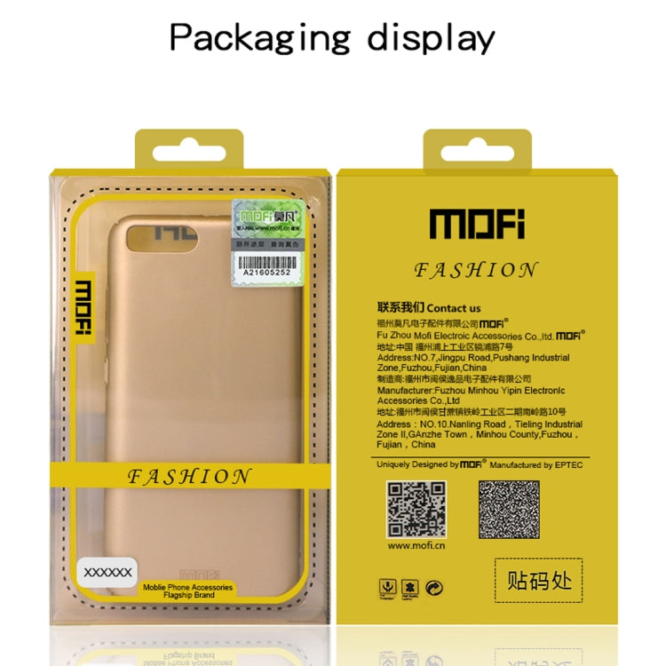 For iPhone XS MOFI Frosted PC Ultra-thin Full Coverage Case, For iPhone XS, For iPhone XS With Round Hole