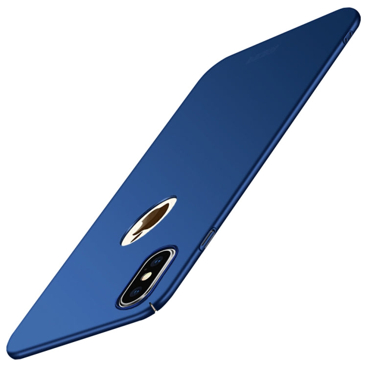 For iPhone XS MOFI Frosted PC Ultra-thin Full Coverage Case, For iPhone XS, For iPhone XS With Round Hole