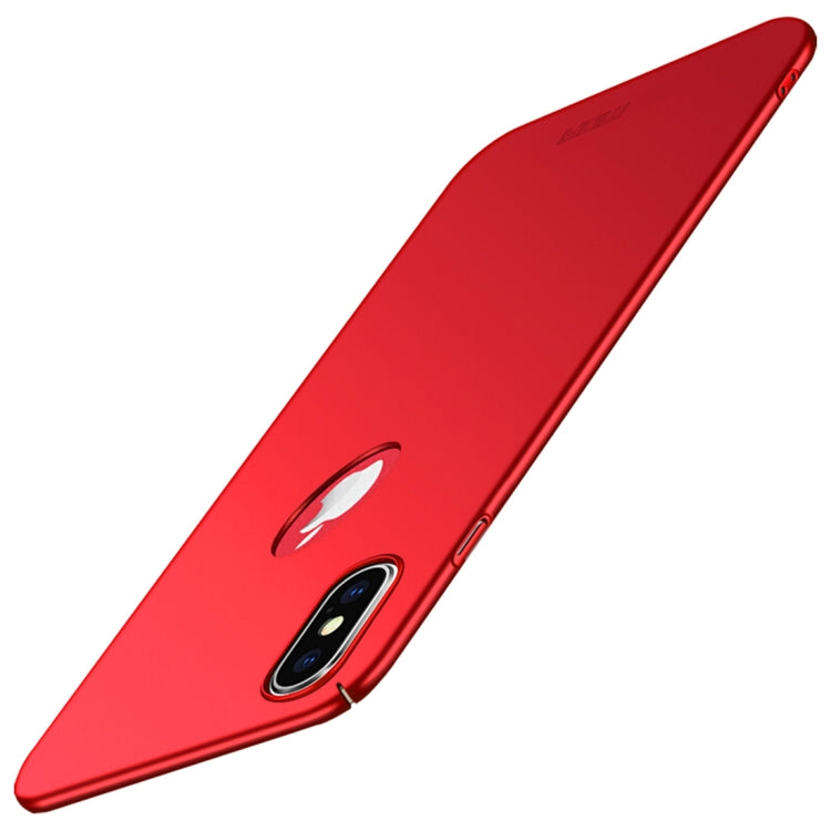 For iPhone XS MOFI Frosted PC Ultra-thin Full Coverage Case, For iPhone XS, For iPhone XS With Round Hole