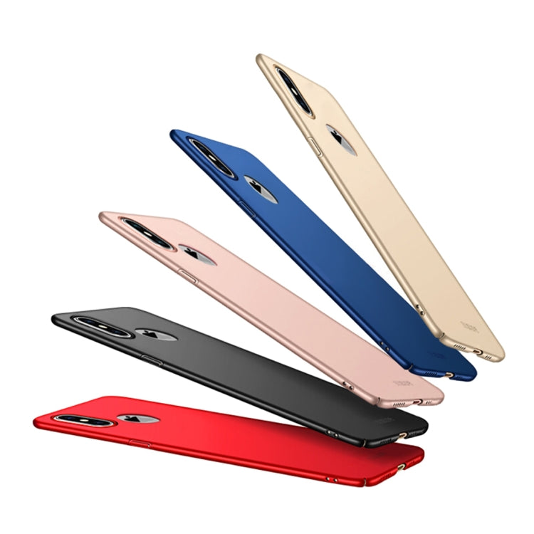 For iPhone XS MOFI Frosted PC Ultra-thin Full Coverage Case, For iPhone XS, For iPhone XS With Round Hole
