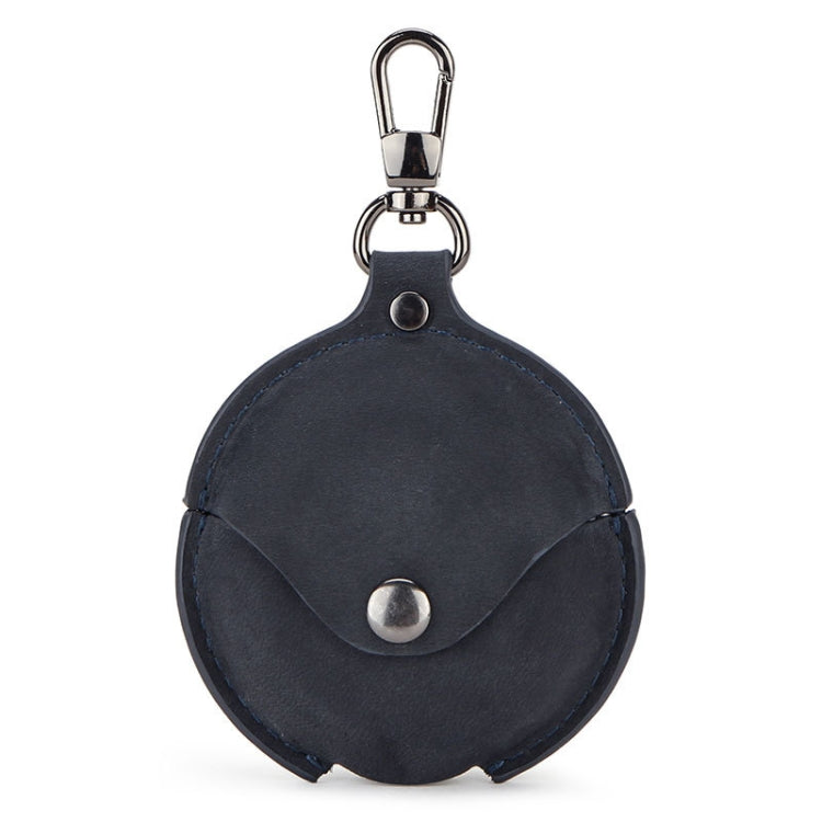CF1111 For Huawei FreeBuds 3 Crazy Horse Texture Clamshell Earphone Protective Leather Case with Hook, For Huawei FreeBuds 3