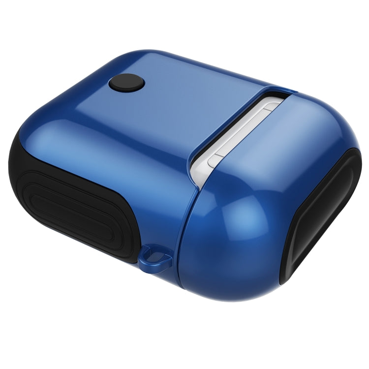 Varnished PC Bluetooth Earphones Case Anti-lost Storage Bag for Apple AirPods 1/2