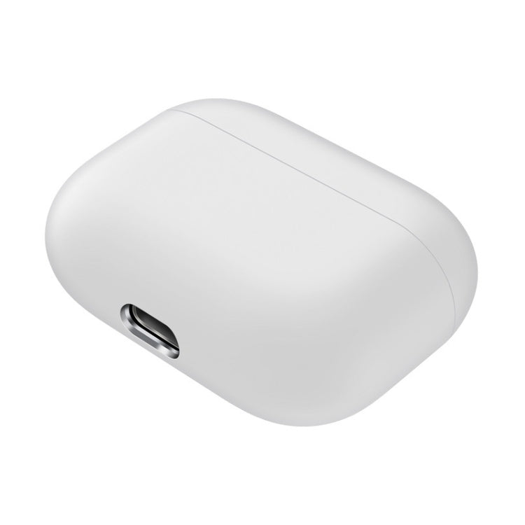 For AirPods Pro Solid Color Silicone Earphone Protective Case, White, Dark Blue, Yellow, Pink, Green, Grey, Watermelon Red, Light Purple, Red, Black