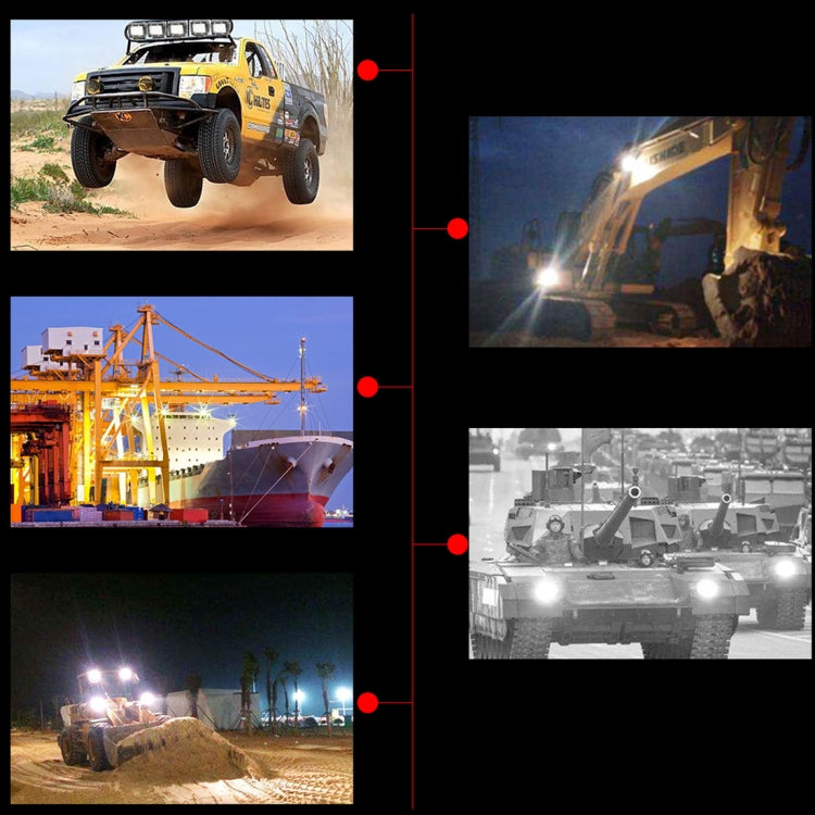 7 inch 30W 3000LM 6000K LED Strip Lamp Working Refit Off-road Vehicle Roof Strip Light, 7 inch 120W