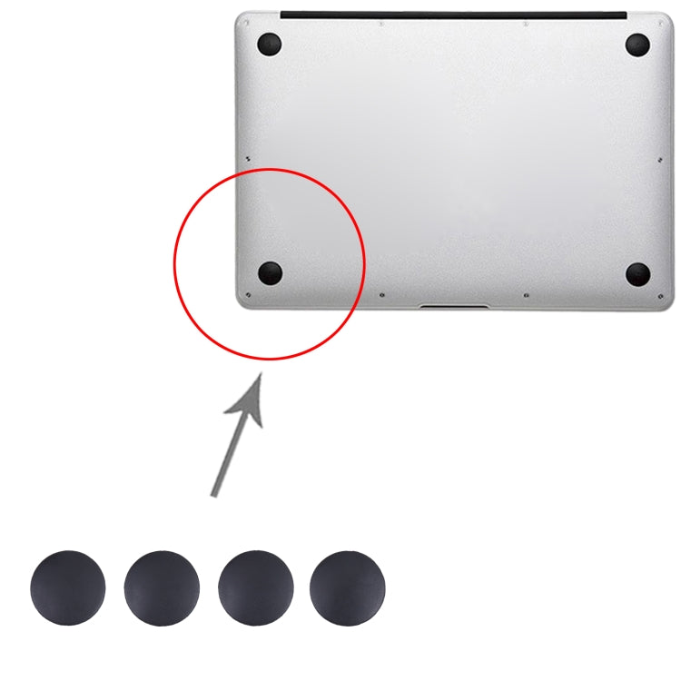 4 PCS Non-Slip Bottom Rubber Cooling Mat Pad Feet for Apple MacBook Air 13 inch A1932, Air 13 inch A1932