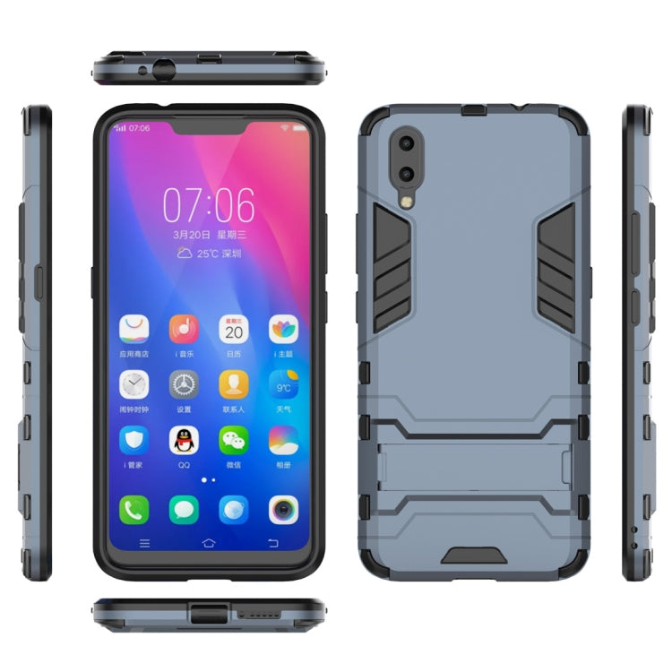 Shockproof PC + TPU  Case for Vivo X23, with Holder, For Vivo X23