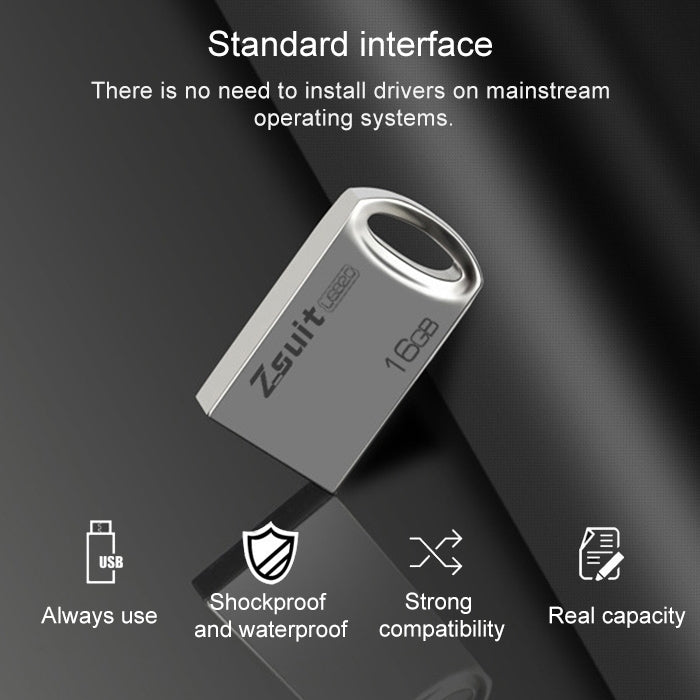 Zsuit 16GB USB 3.0 Mini Metal Ring Shape USB Flash Disk, 16GB USB 3.0