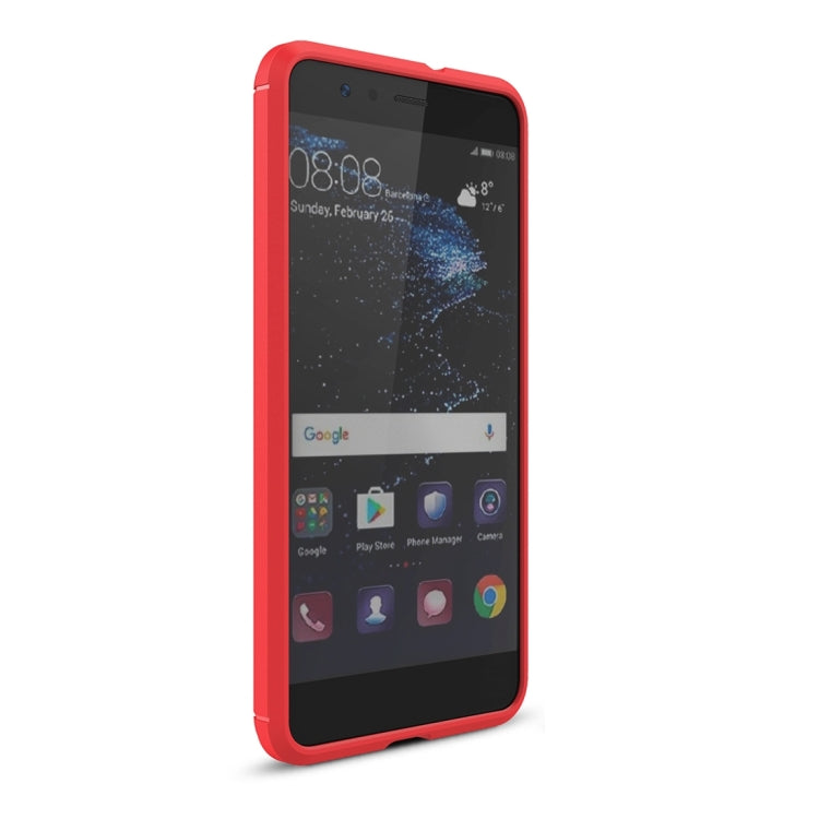 For Huawei P10 Lite Brushed Carbon Fiber Texture Shockproof TPU Protective Cover Case , Huawei P10 Lite