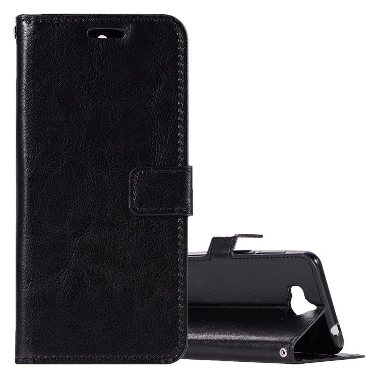 For Huawei  Y5 (2017) Crazy Horse Texture Horizontal Flip Leather Case with Holder & Card Slots & Wallet & Photo Frame , Huawei Y5 (2017)