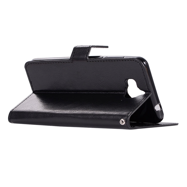 For Huawei  Y5 (2017) Crazy Horse Texture Horizontal Flip Leather Case with Holder & Card Slots & Wallet & Photo Frame , Huawei Y5 (2017)