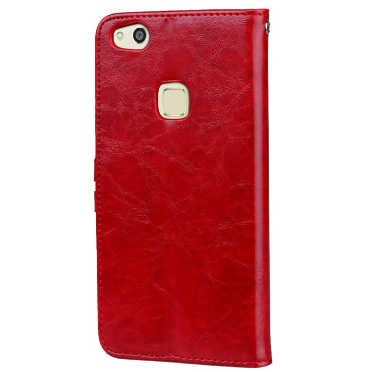 For Huawei P10 Lite Business Style Oil Wax Texture Horizontal Flip Leather Case with Holder & Card Slots & Wallet, For Huawei P10 Lite