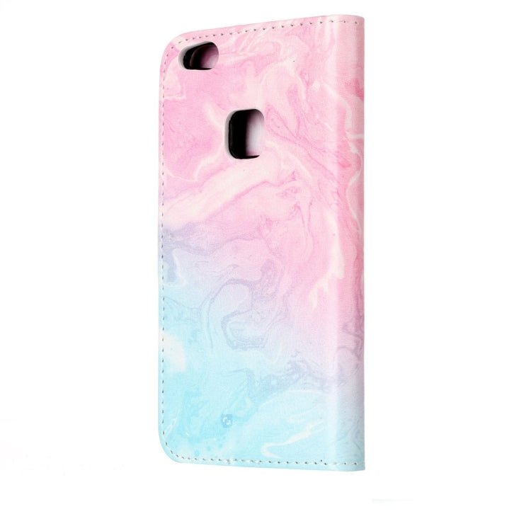 For Huawei  P10 Lite Little Blue Butterfly Pattern Horizontal Flip Leather Protective Case with Holder & Card Slots & Wallet, For P10 Lite