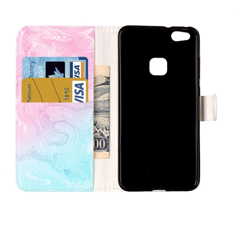 For Huawei  P10 Lite Little Blue Butterfly Pattern Horizontal Flip Leather Protective Case with Holder & Card Slots & Wallet, For P10 Lite