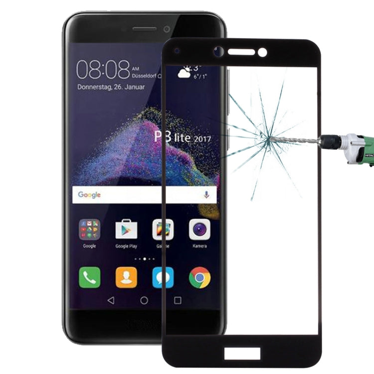For Huawei P8 Lite (2017) 0.26mm 9H Surface Hardness Explosion-proof Full Screen Tempered Glass Screen Film, For P8 Lite (2017)