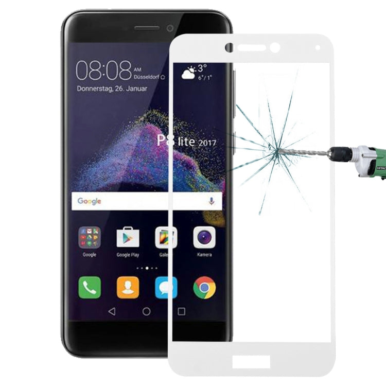For Huawei P8 Lite (2017) 0.26mm 9H Surface Hardness Explosion-proof Full Screen Tempered Glass Screen Film, For P8 Lite (2017)