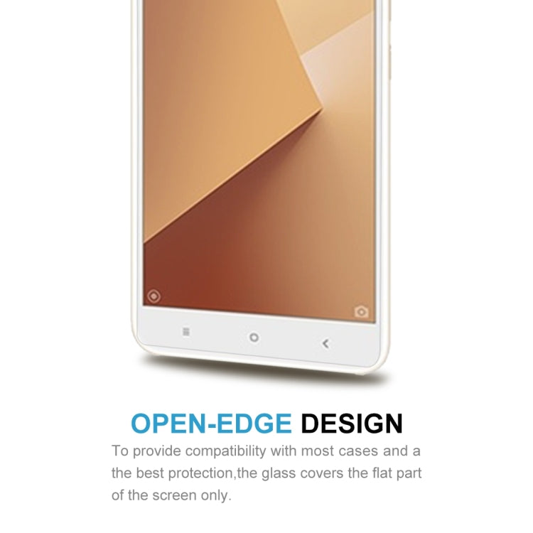 For Xiaomi Redmi Note 5A 0.26mm 9H Surface Hardness 2.5D Explosion-proof Non-full Screen Tempered Glass Screen Film, For Redmi Note 5A