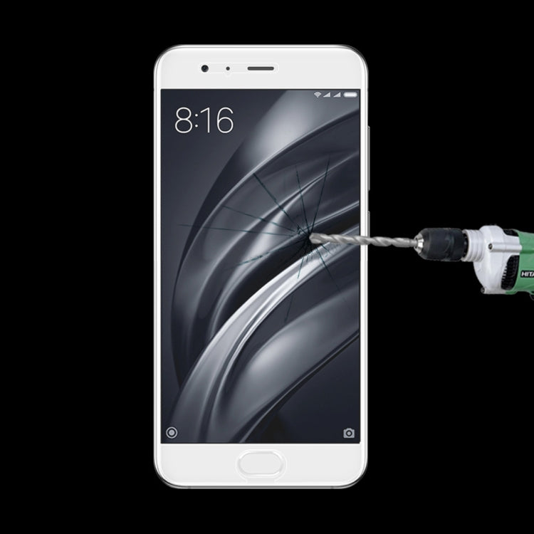 For Xiaomi Mi 6 0.26mm 9H Surface Hardness Explosion-proof Non-full Screen Tempered Glass Screen Film, For Mi 6