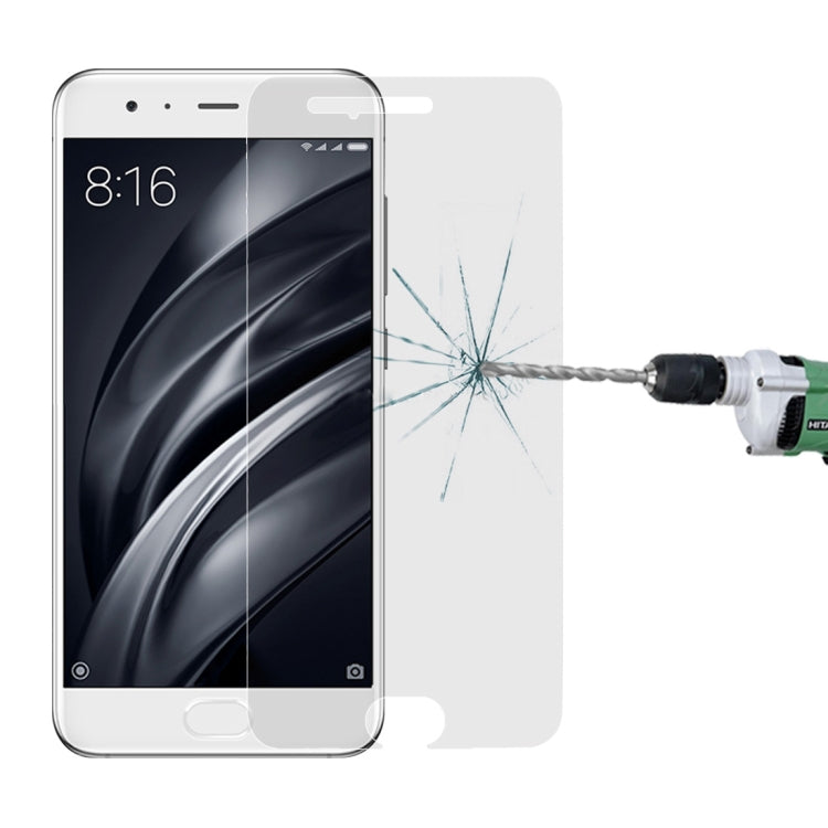 For Xiaomi Mi 6 0.26mm 9H Surface Hardness Explosion-proof Non-full Screen Tempered Glass Screen Film, For Mi 6