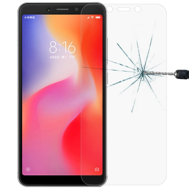 0.26mm 9H 2.5D Tempered Glass Film for Xiaomi Redmi 6, For Redmi 6