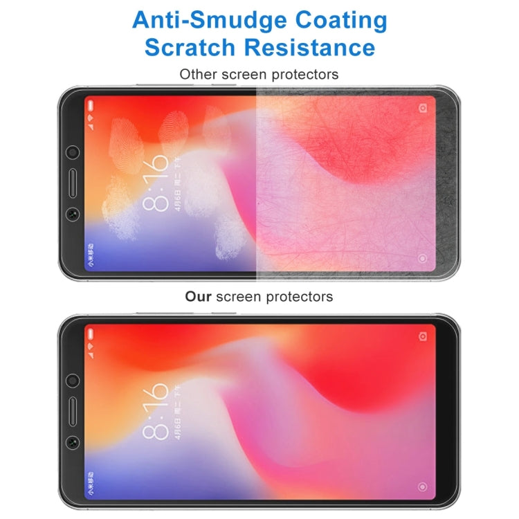 0.26mm 9H 2.5D Tempered Glass Film for Xiaomi Redmi 6, For Redmi 6