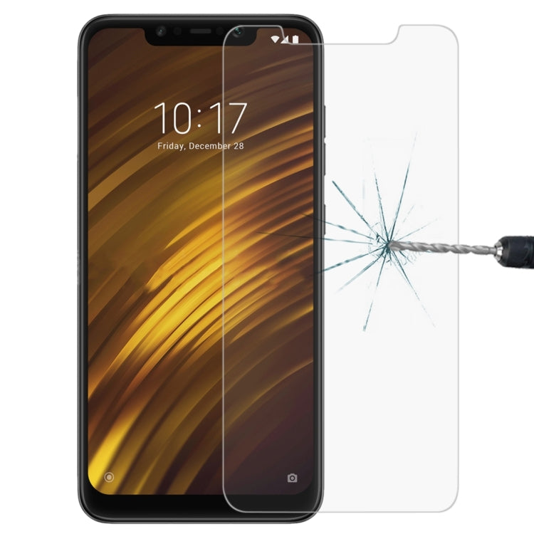 0.26mm 9H 2.5D Tempered Glass Film for Xiaomi POCO F1, For Xiaomi POCO F1(1 PC)