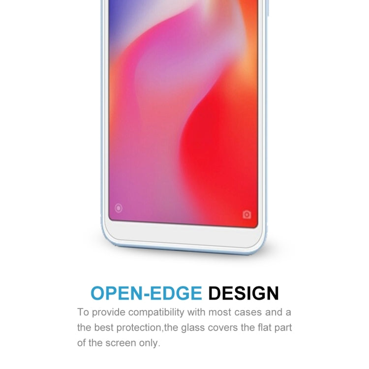 10PCS 9H 2.5D Tempered Glass Film for Xiaomi Redmi 6A, For 6A
