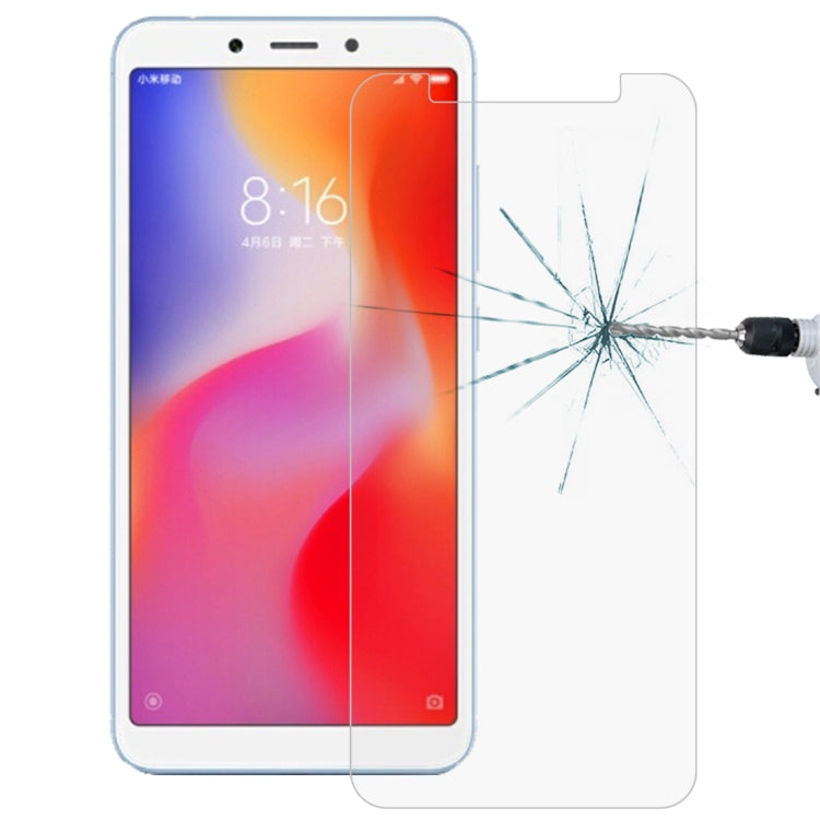 9H 2.5D Tempered Glass Film for Xiaomi Redmi 6A, For 6A (1 PCS)