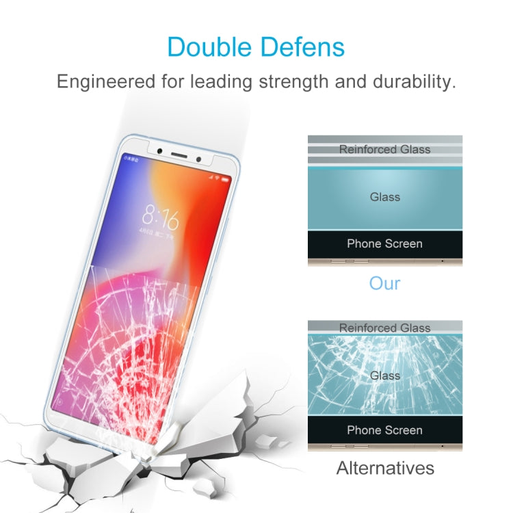 9H 2.5D Tempered Glass Film for Xiaomi Redmi 6A, For 6A (1 PCS)