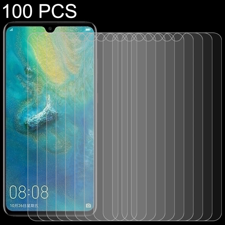 100 PCS 0.26mm 9H Surface Hardness 2.5D Curved Edge Tempered Glass Film for Huawei Mate 20, For Mate 20