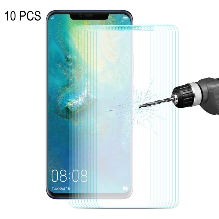 10 PCS ENKAY Hat-prince 0.26mm 9H  2.5D Curved Edge Tempered Glass Film for Huawei Mate 20 Pro, Huawei Mate 20 Pro (10 PCS)