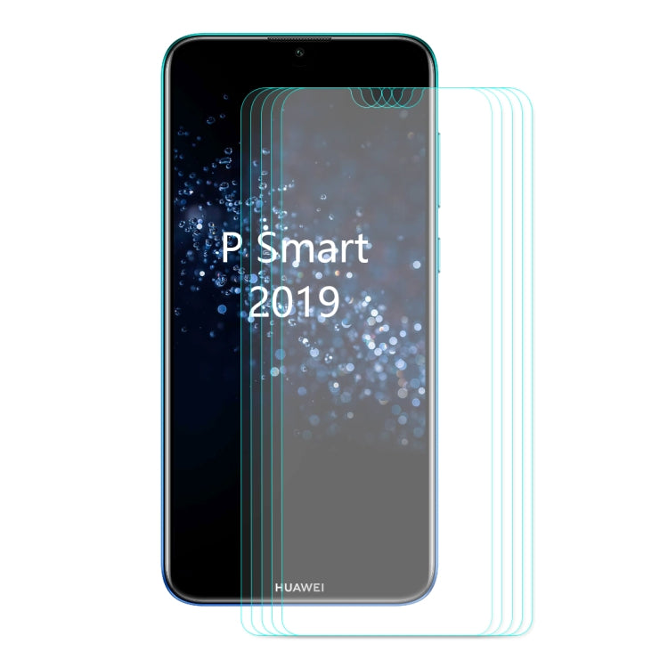 5 PCS ENKAY Hat-prince 0.26mm 9H 2.5D Curved Edge Tempered Glass Film for Huawei P Smart (2019), Huawei P Smart (2019)