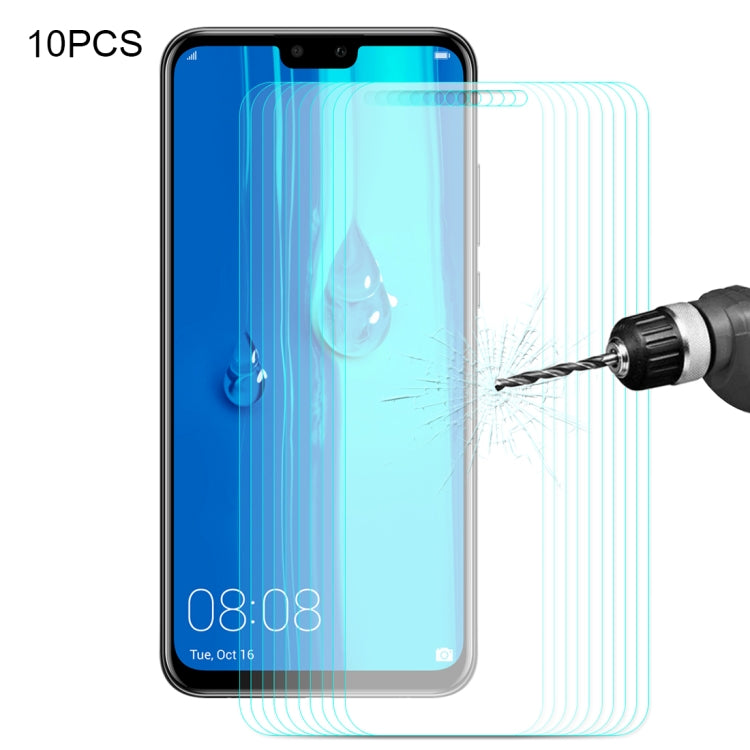 10 PCS ENKAY Hat-prince 0.26mm 9H 2.5D Curved Edge Tempered Glass Film for Huawei Y9 (2019), Huawei Y9 (2019)