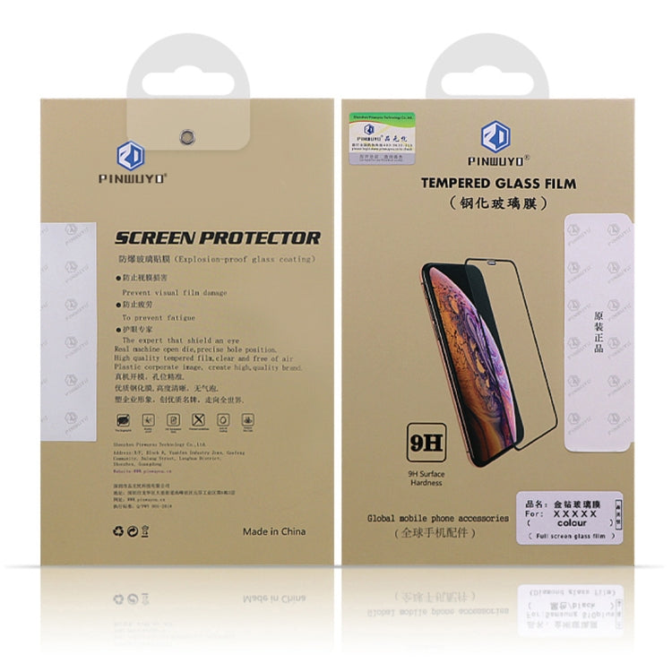 PINWUYO 9H 2.5D Full Screen Tempered Glass Film for Galaxy A90, For Samsung Galaxy A90