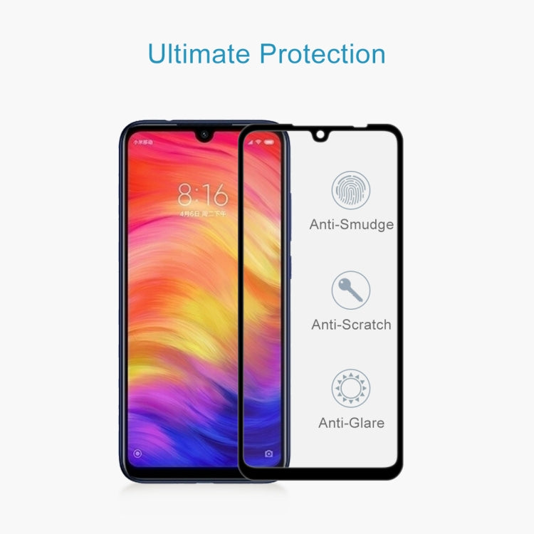 9H 9D Full Screen Tempered Glass Screen Protector for Xiaomi Redmi Note 7, Xiaomi Redmi Note 7