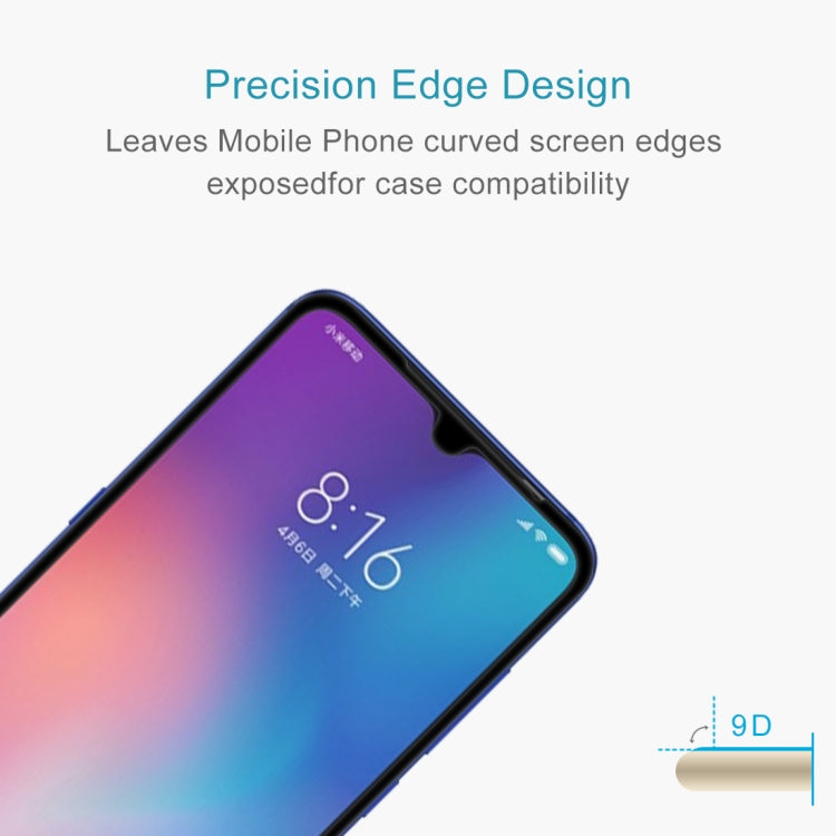 9H 9D Full Screen Tempered Glass Screen Protector for Xiaomi Mi 9, Xiaomi Mi 9