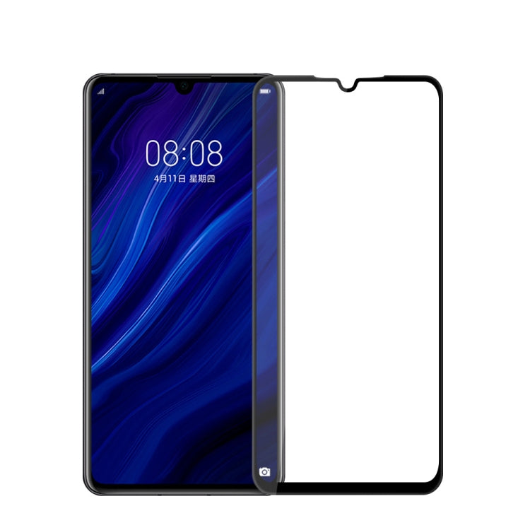 MOFI 9H 3D Explosion-proof Curved Screen Tempered Glass Film for Huawei P30, For Huawei P30