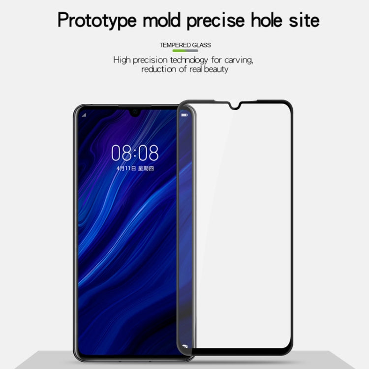 MOFI 9H 3D Explosion-proof Curved Screen Tempered Glass Film for Huawei P30, For Huawei P30