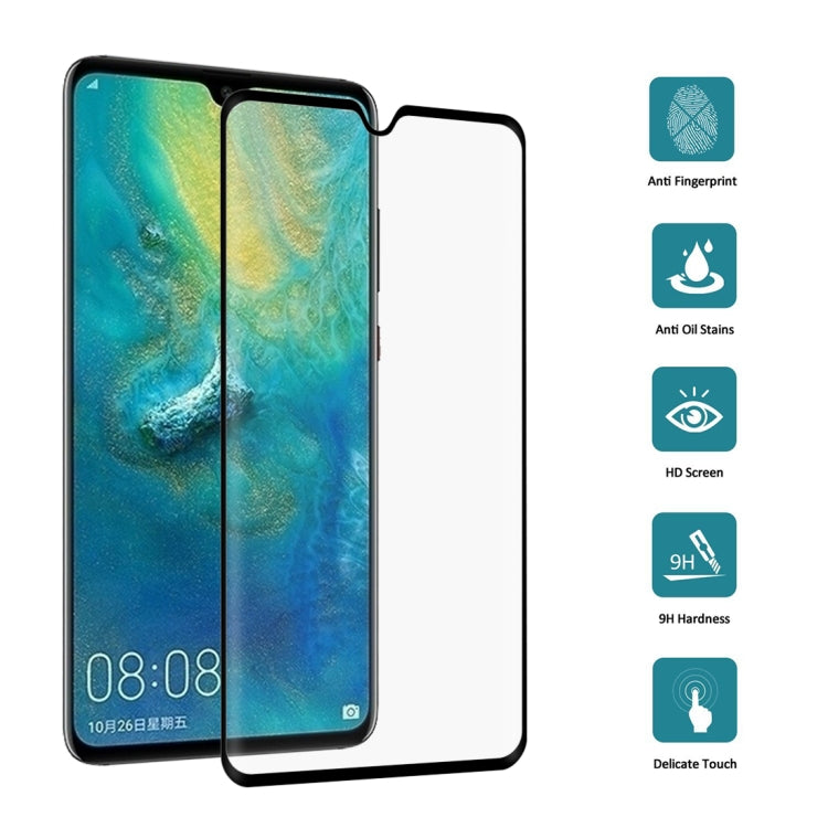 0.3mm 9H Surface Hardness 3D Curved Edge Full Screen Tempered Glass Film for Huawei Mate 20, For Huawei Mate 20