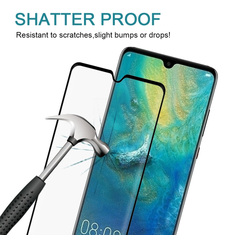 0.3mm 9H Surface Hardness 3D Curved Edge Full Screen Tempered Glass Film for Huawei Mate 20, For Huawei Mate 20