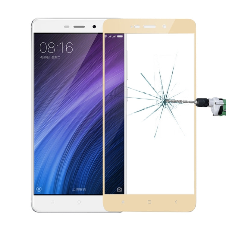 MOFI Xiaomi Redmi 4 0.3mm 9H Hardness 2.5D Explosion-proof Full Screen Tempered Glass Screen Film, For Redmi 4