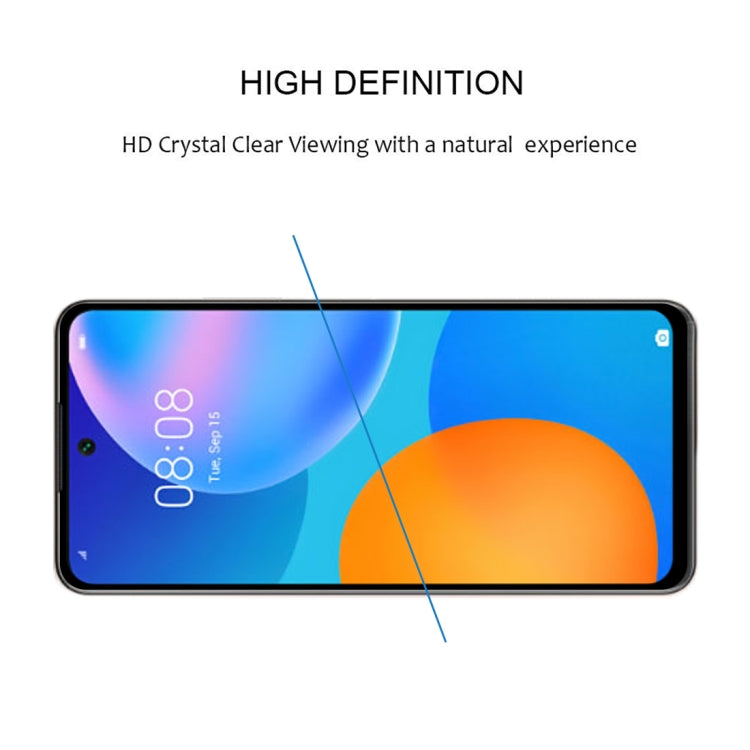 For Huawei P Smart 2021 Full Glue Full Screen Tempered Glass Film, For Huawei P Smart 2021(1 PC)