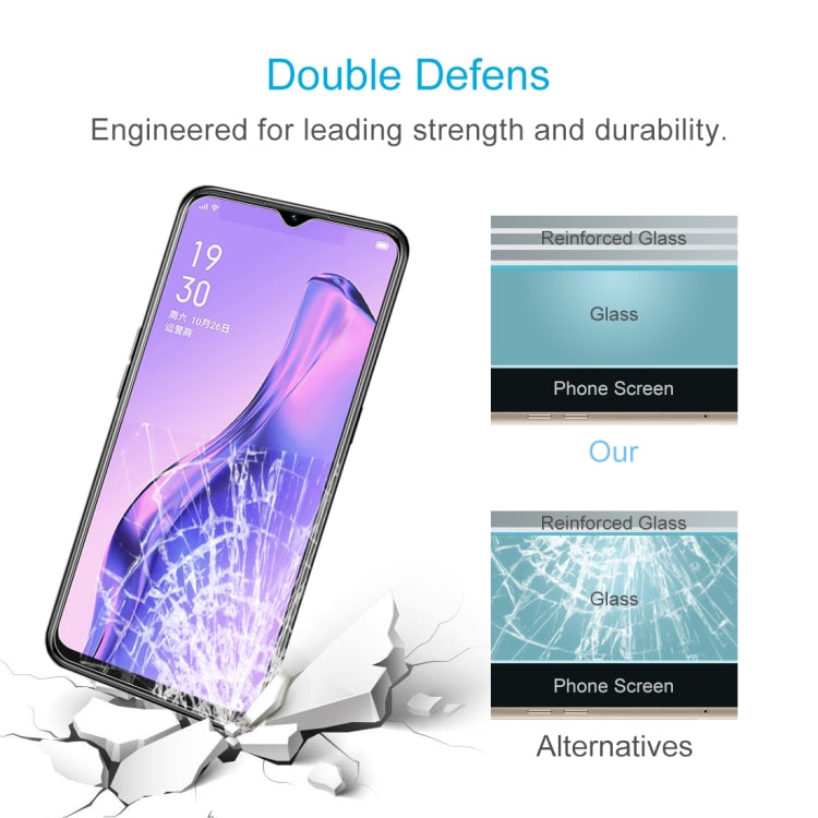 For OPPO A31 (2020) 10 PCS 0.26mm 9H 2.5D Tempered Glass Film, For OPPO A31 (2020) (10 PCS)