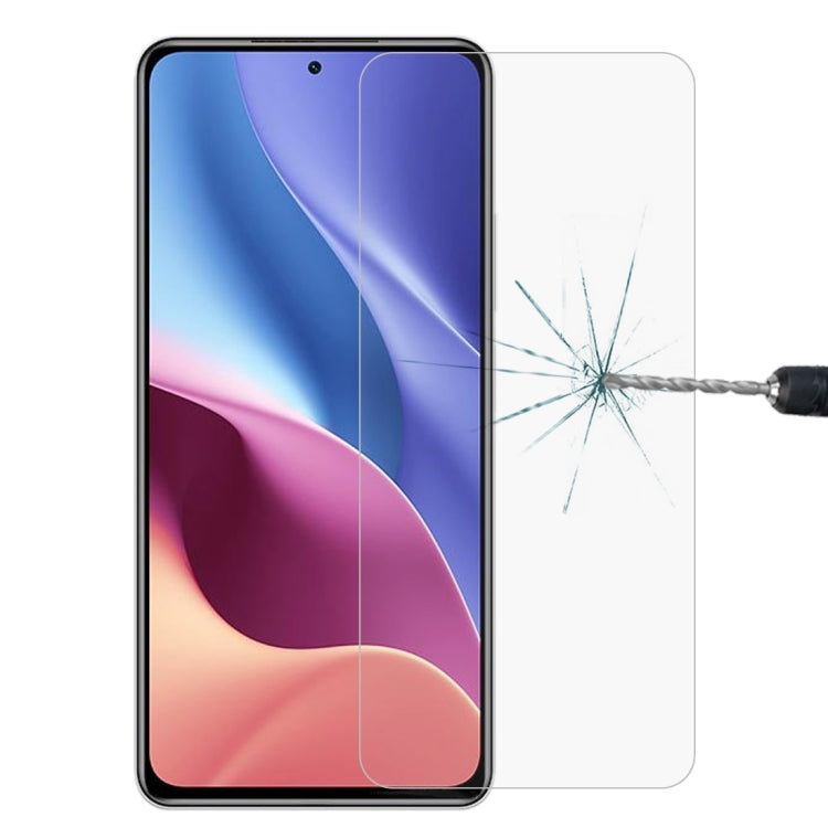 For Xiaomi Redmi K40 5G 0.26mm 9H Surface Hardness 2.5D Explosion-proof Tempered Glass Half Screen Film, For Xiaomi Redmi K40 5G (1 PCS)
