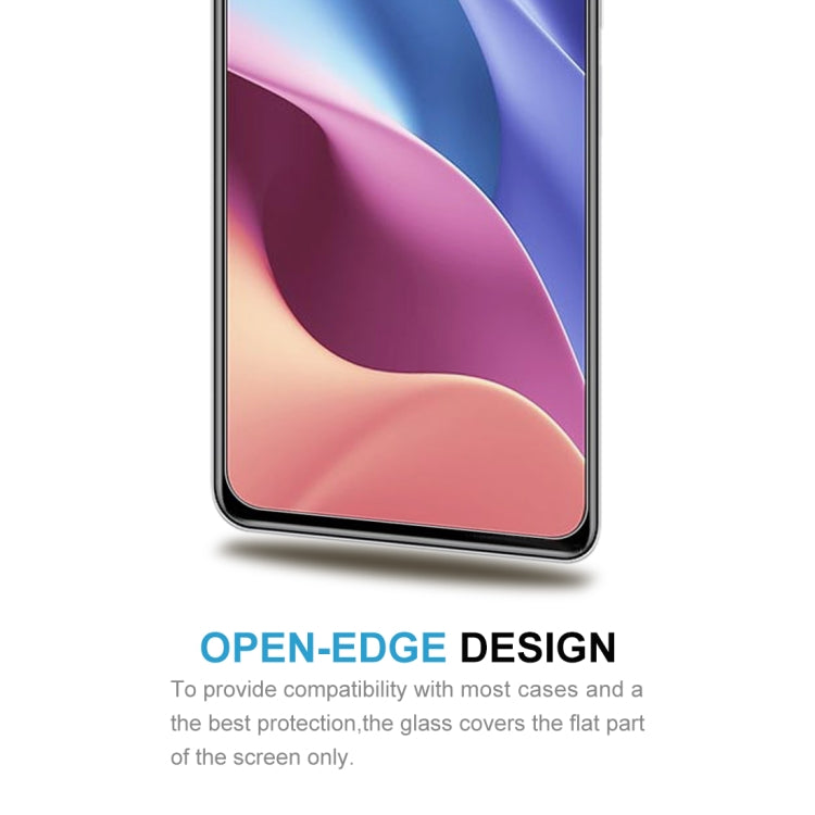 For Xiaomi Redmi K40 5G 0.26mm 9H Surface Hardness 2.5D Explosion-proof Tempered Glass Half Screen Film, For Xiaomi Redmi K40 5G (1 PCS)