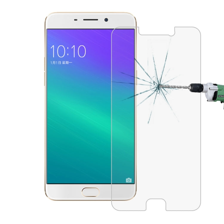 For OPPO R9 0.26mm 9H Surface Hardness 2.5D Explosion-proof Tempered Glass Screen Film