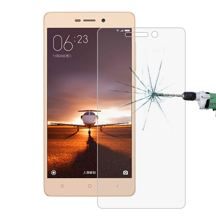 For Xiaomi Redmi 3 & 3S 0.26mm 9H Surface Hardness 2.5D Explosion-proof Tempered Glass Screen Film, For Xiaomi Redmi 3 & 3S (1pc)