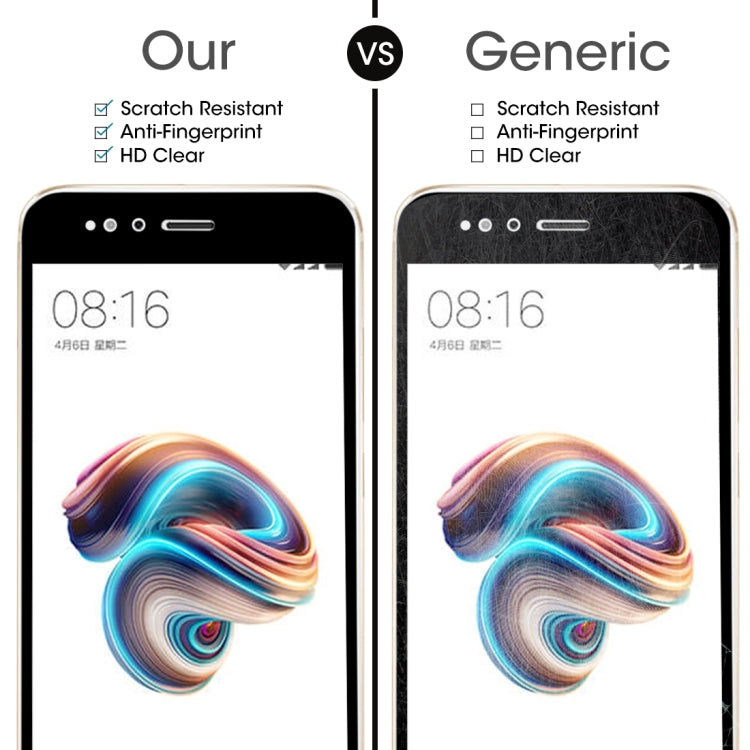 For Xiaomi Mi 5X / A1 0.26mm 9H Hardness 2.5D Explosion-proof Full Screen Tempered Glass Screen Film, For Mi 5X