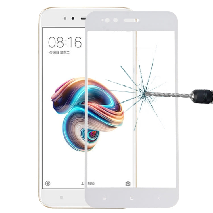 For Xiaomi Mi 5X / A1 0.26mm 9H Hardness 2.5D Explosion-proof Full Screen Tempered Glass Screen Film, For Mi 5X